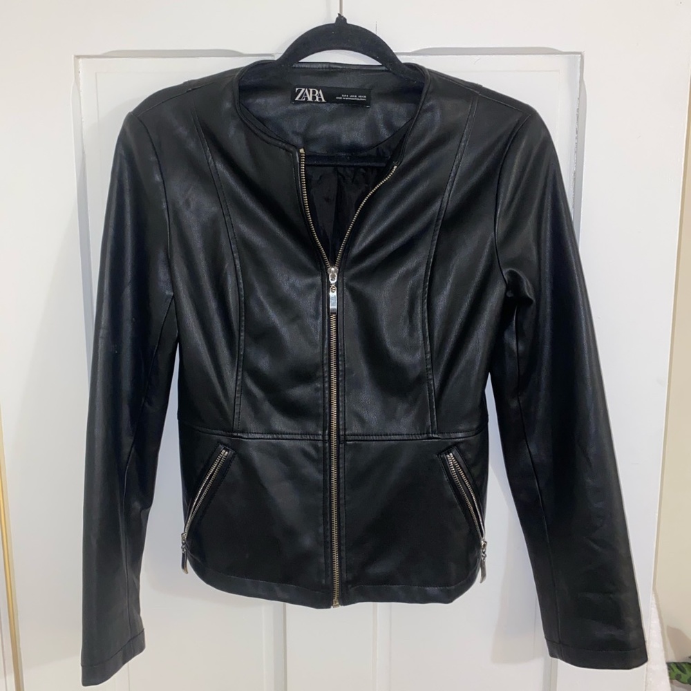 Zara Faux Leather Jacket